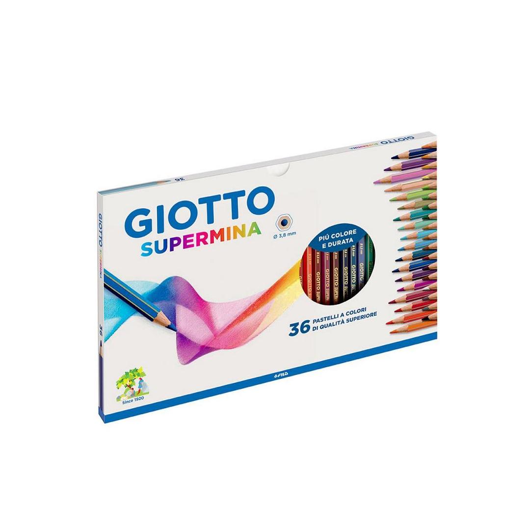 LAPICES DE COLORES GIOTTO SUPERMINA X 36 LARGOS