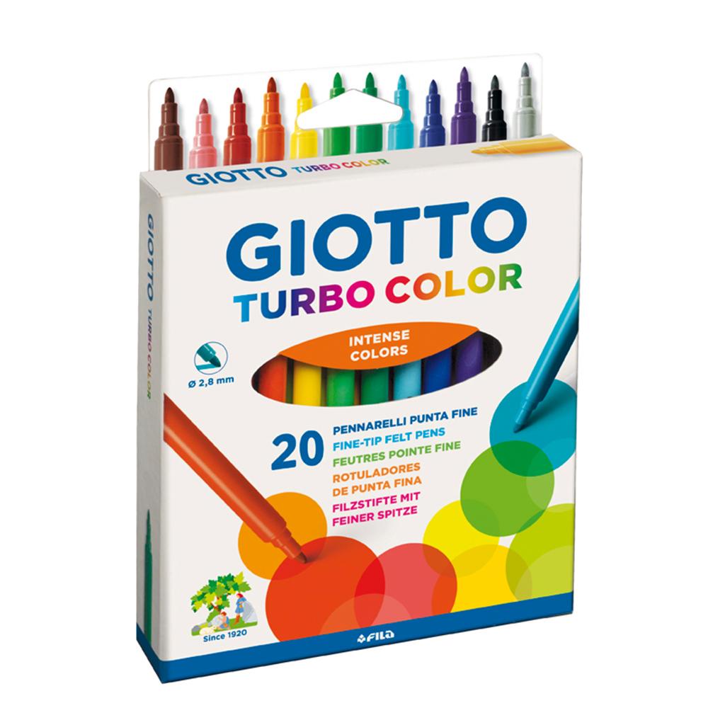 MARCADORES GIOTTO TURBO X 20 COLORES