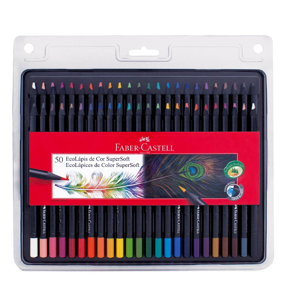 LAPICES DE COLORES FABER CASTELL X 50 SUPER SOFT (210750)