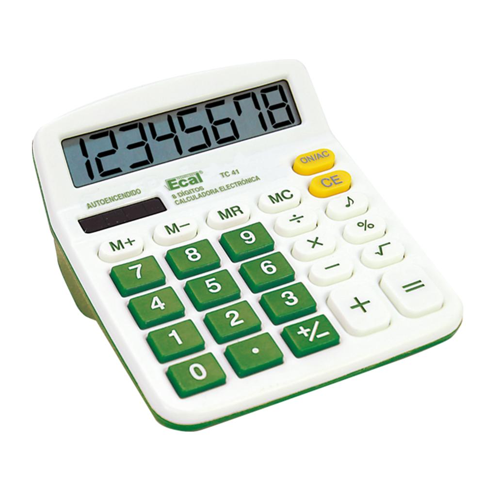 CALCULADORA ECAL MEDIANA TC 41  8 DIGITOS