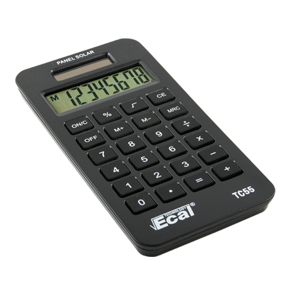 CALCULADORA ECAL DE BOLSILLO TC 55 8 DIGITOS