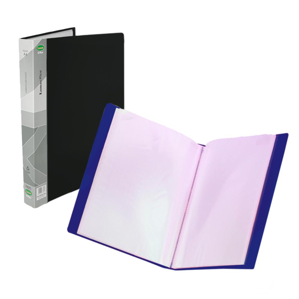 CARPETA LAMA CON 80 FOLIOS A4  (FM80) V/COLORES