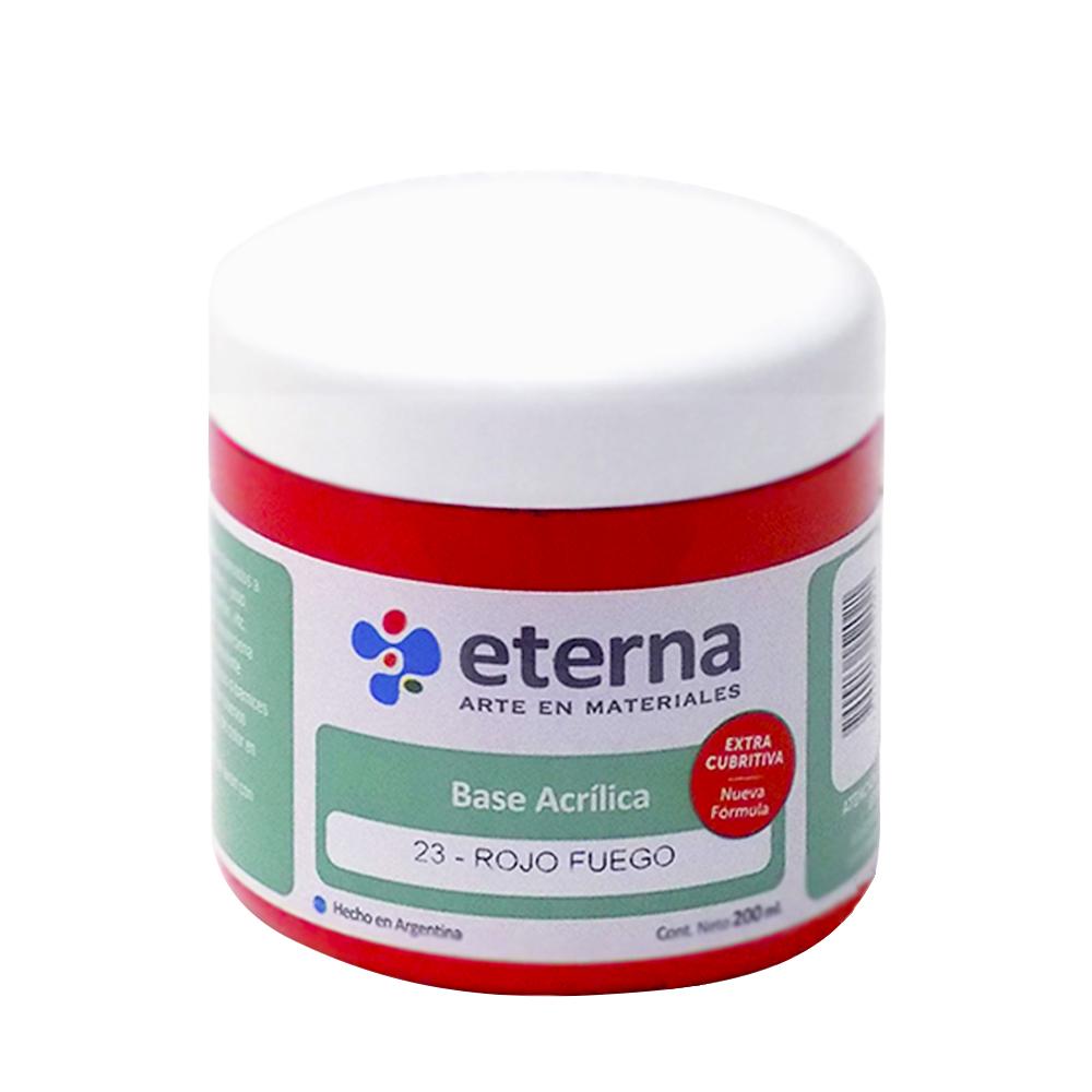 BASE ETERNA ACRILICA  X  200 ML V/COLORES