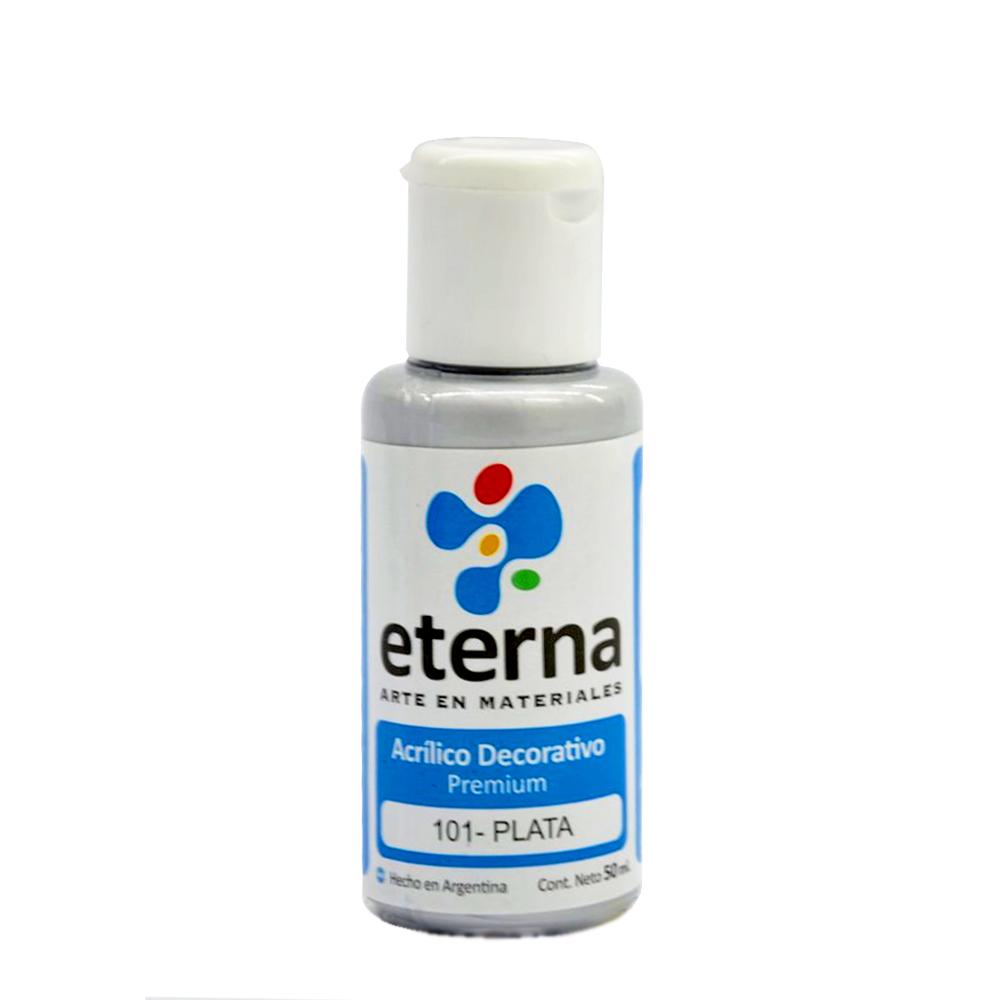 PINTURA ETERNA ACRILICA DECORATIVA X 50 ML METALIZADO/TORNASOL V/COLORES