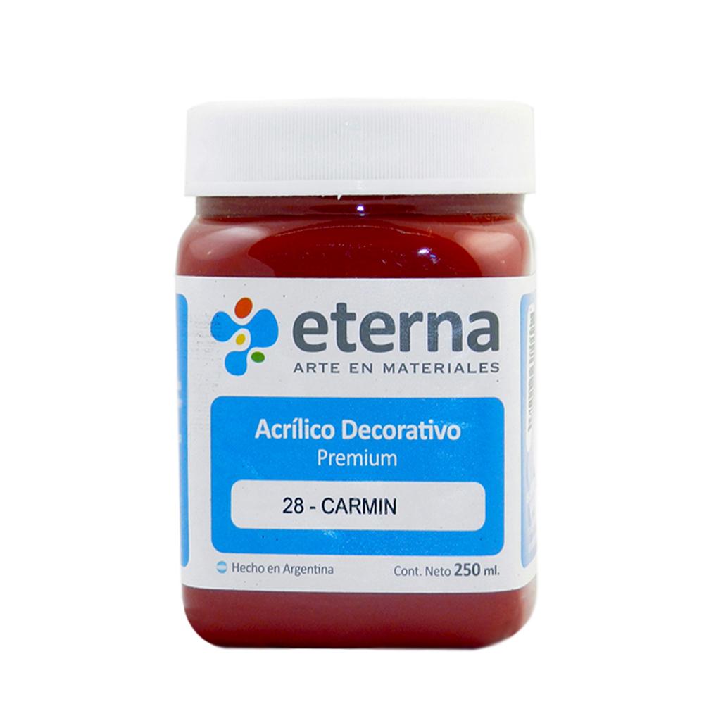 PINTURA ETERNA ACRILICA DECORATIVA X 250 ML  V/COLORES