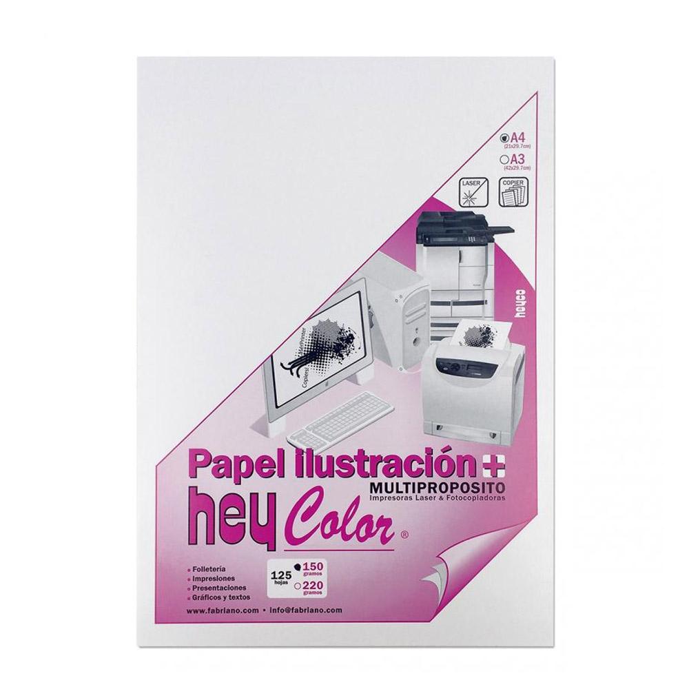 PAPEL ILUSTRACION HEYCO A4 150 GRAMOS X 125 HJS. (801054)