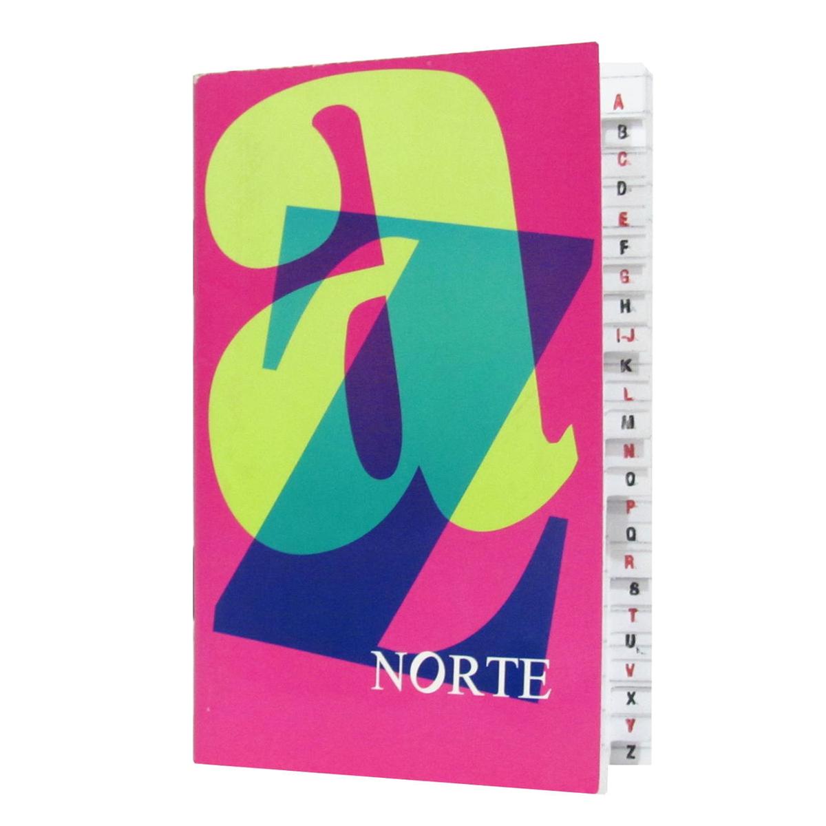 LIBRETA NORTE  402 S/ESPIRAL C/INDICE  (12 X 8 CM)