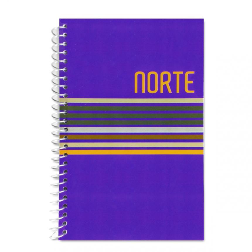 LIBRETA NORTE 4080 C/ESPIRAL  (17 X 11 CM)