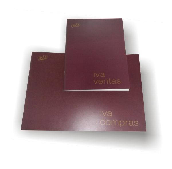 LIBRO DE IVA RAB GRANDE T. FLEX.  X  24 HJS.