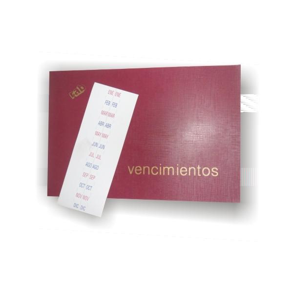 LIBRO DE VENCIMIENTOS RAB T. FLEX.  X 32 PAG. (2326)