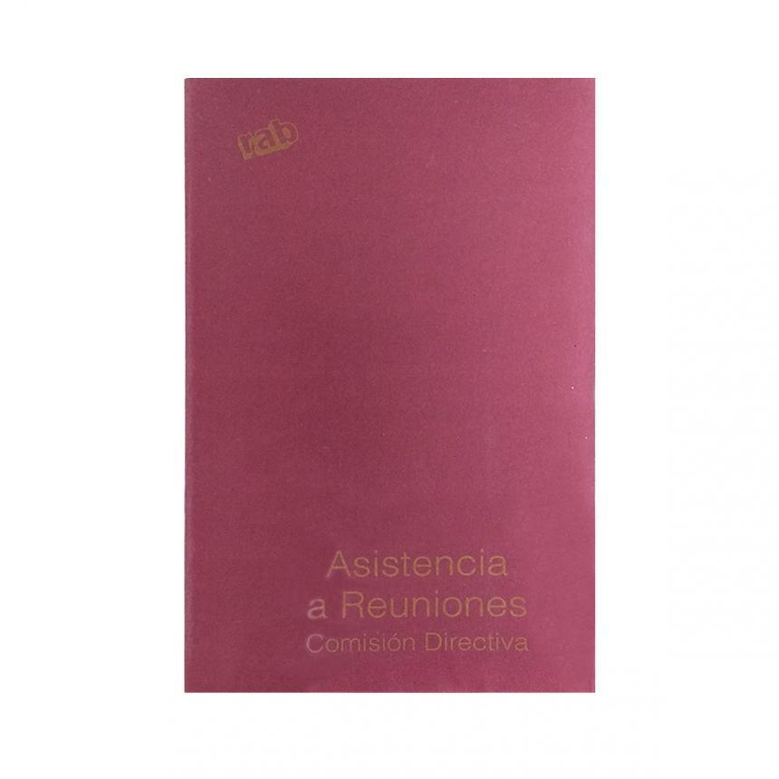 LIBRO DE ASISTENCIA A REUNIONES DE COMISION DIRECTIVA RAB T. FLEX.  (2327)