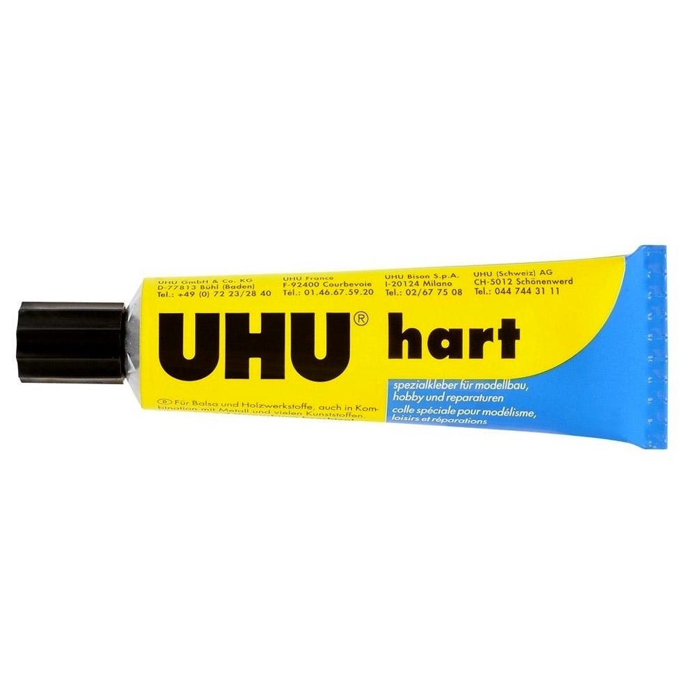 ADHESIVO UHU HART P/ MADERA BALSA X 35 ML .