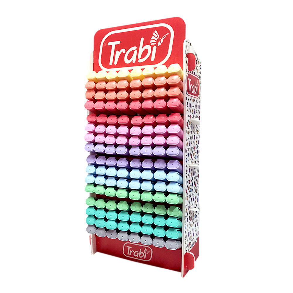 RESALTADOR TRABI HIGH TEXTER PASTEL EXHIBIDOR X 128 U. SURTIDAS