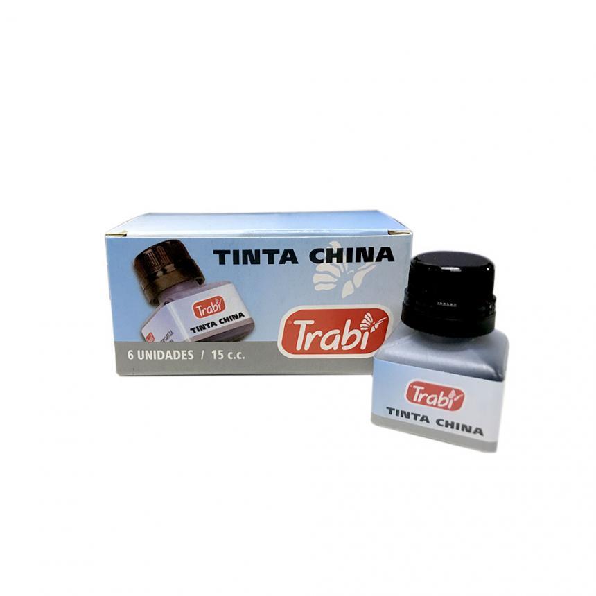 TINTA CHINA TRABI X 15 CC. SURTIDA