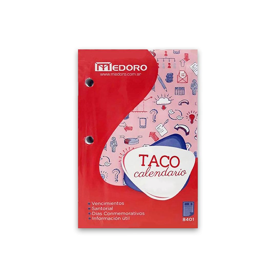 TACO CALENDARIO MEDORO 2025