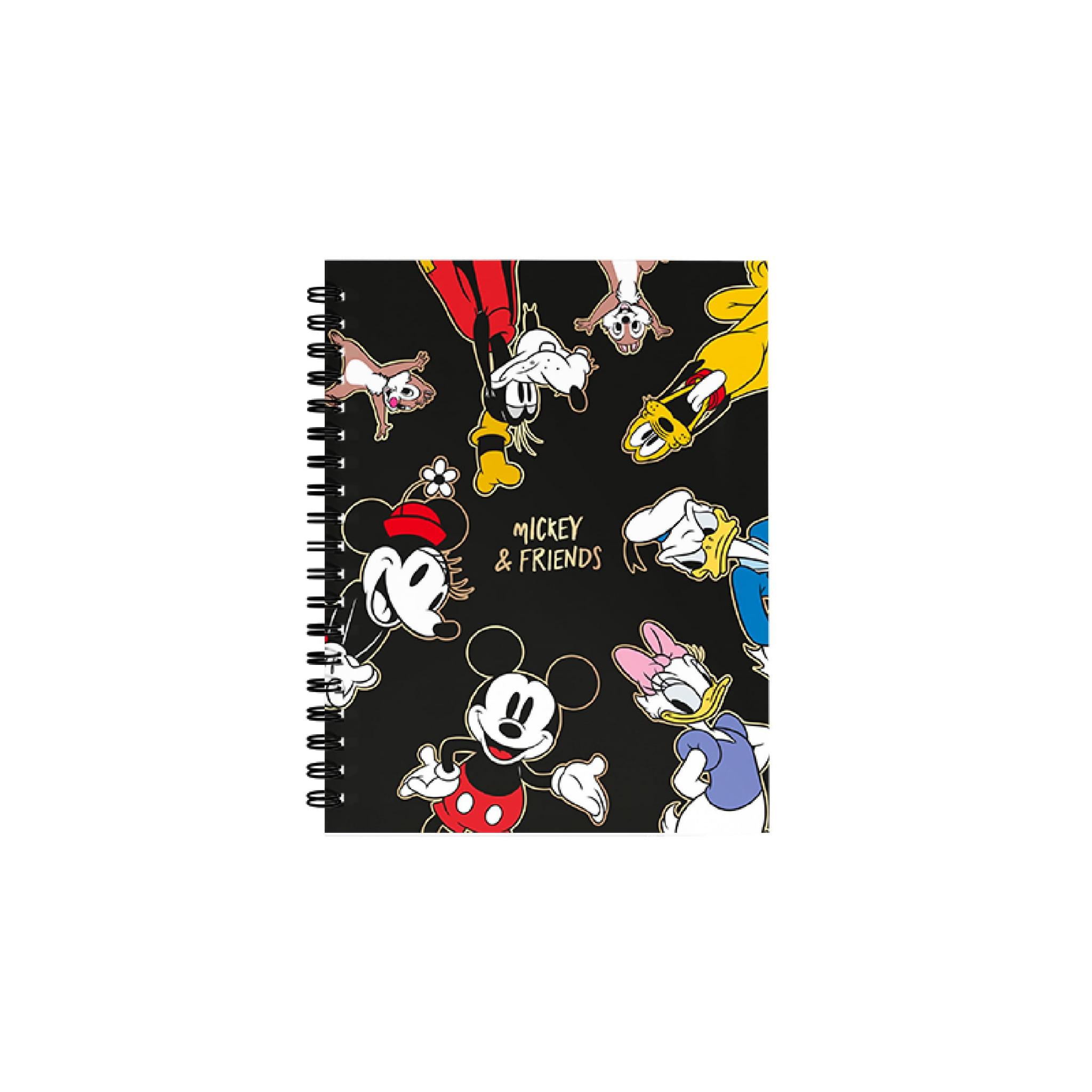 CUADERNO MOOVING 16/21 T. DURA X 80 HJS RAYADO MICKEY AND FRIENDS