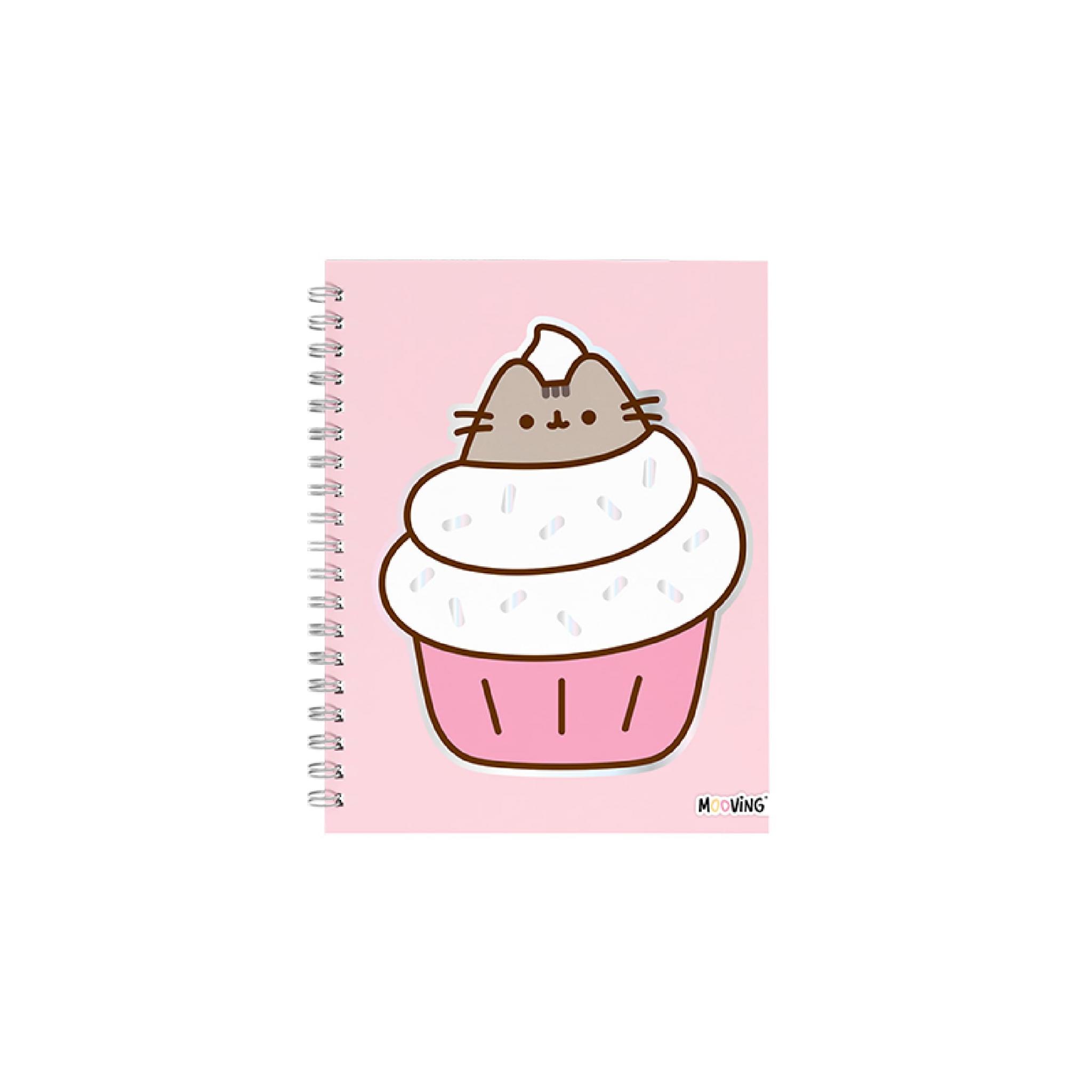 CUADERNO MOOVING 16/21 T. DURA X 80 HJS RAYADO PUSHEEN