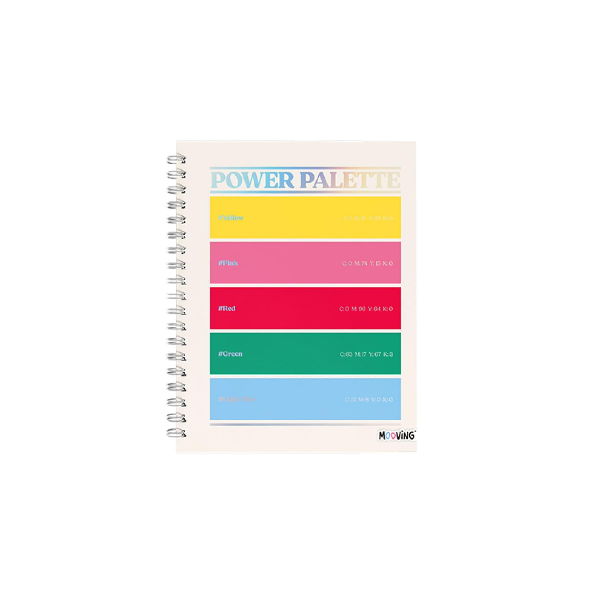 CUADERNO MOOVING 16/21 T. DURA X 80 HJS RAYADO RAINBOW