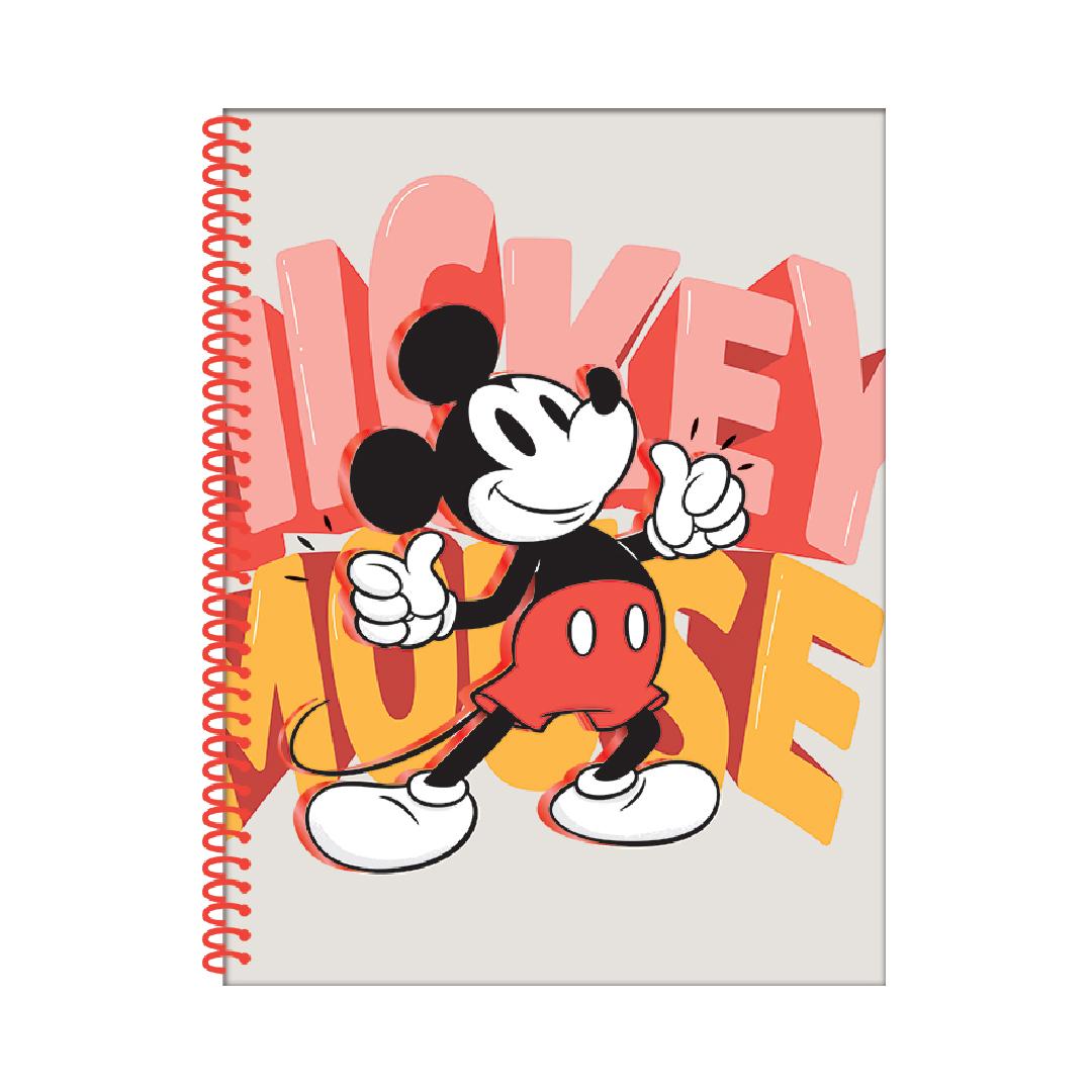 CUADERNO MOOVING 29/7 T. FLEX. X 80 HJS. RAYADO MICKEY