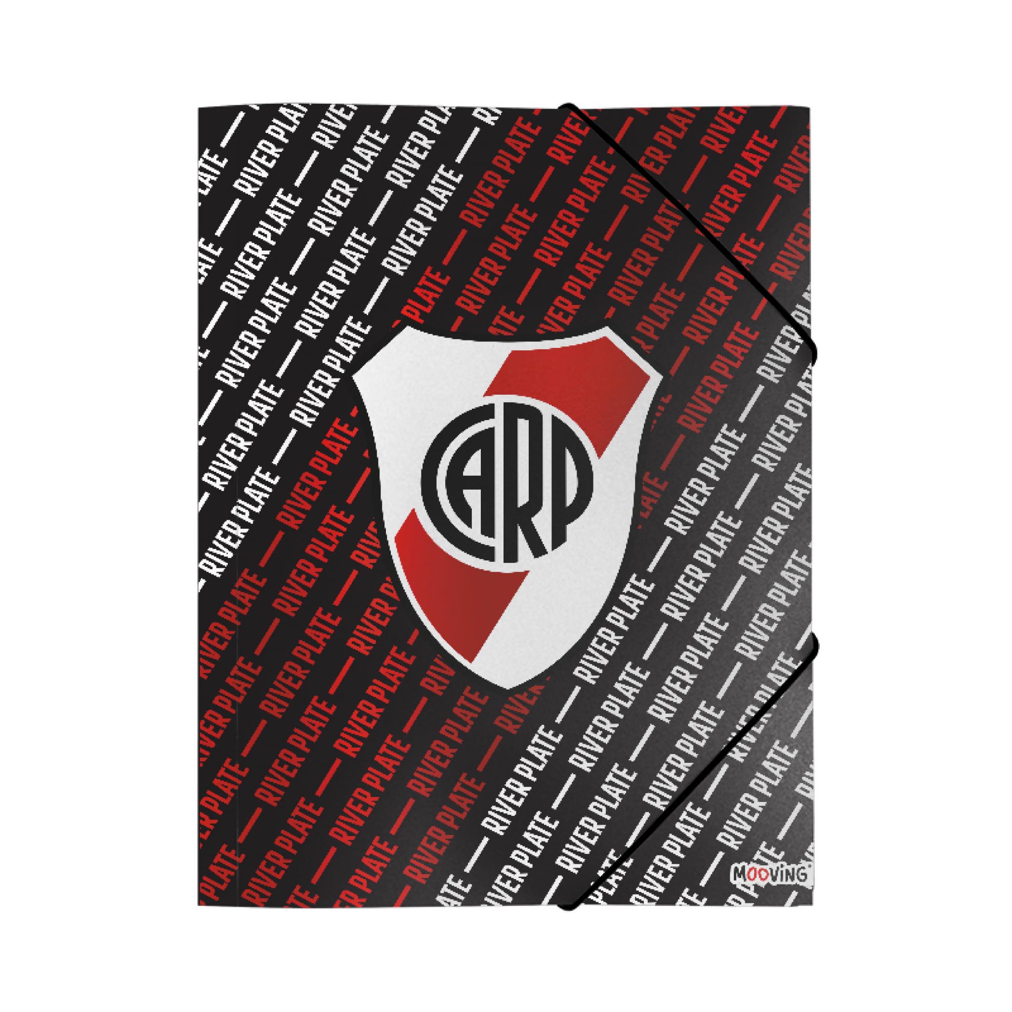 CARPETA MOOVING 3 SOLAPAS OFICIO RIVER PLATE