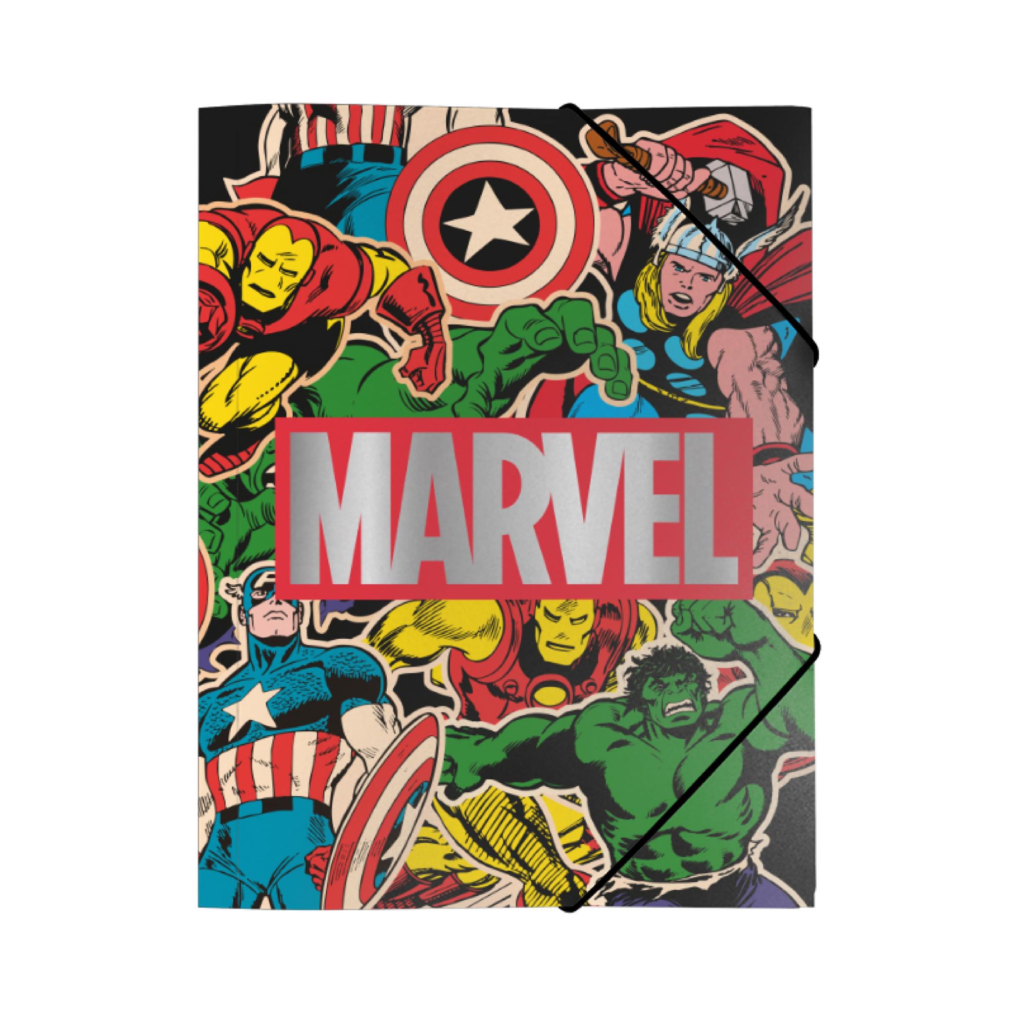 CARPETA MOOVING 3 SOLAPAS OFICIO MARVEL