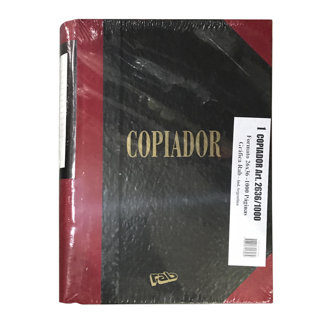 LIBRO RAB COPIADOR 1000 PAGINAS (2636/1000)