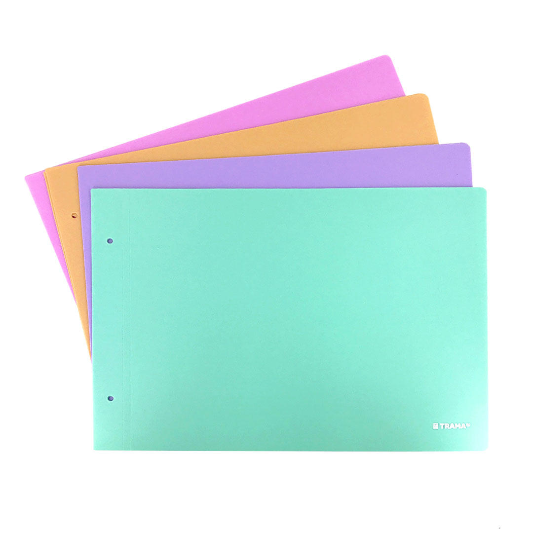 CARPETA TRAMA ESCOLAR Nº 5 PP PASTEL V/COLORES