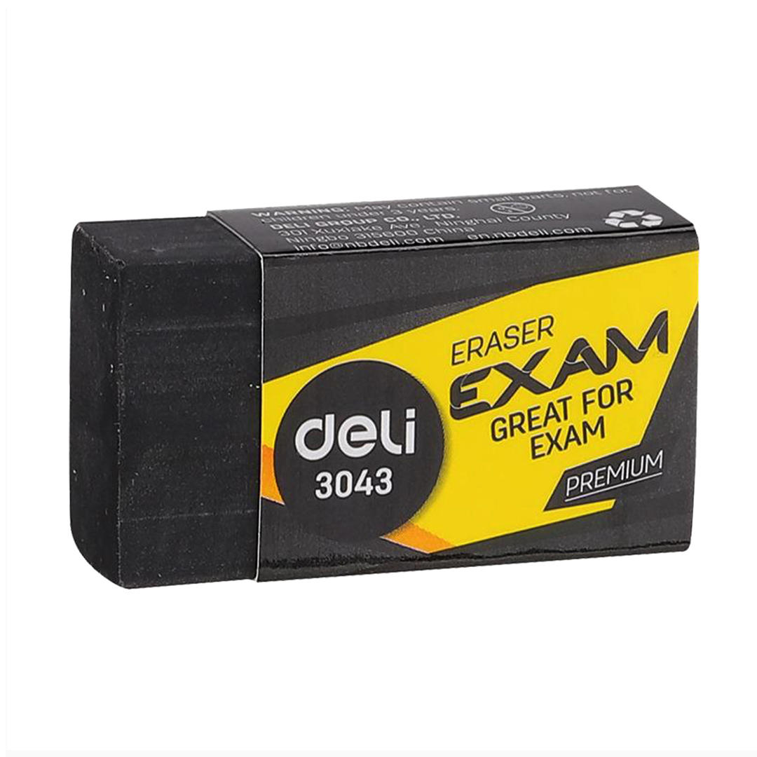 GOMA DE BORRAR DELI  EXAM NEGRA X 45 U.  (E3043)