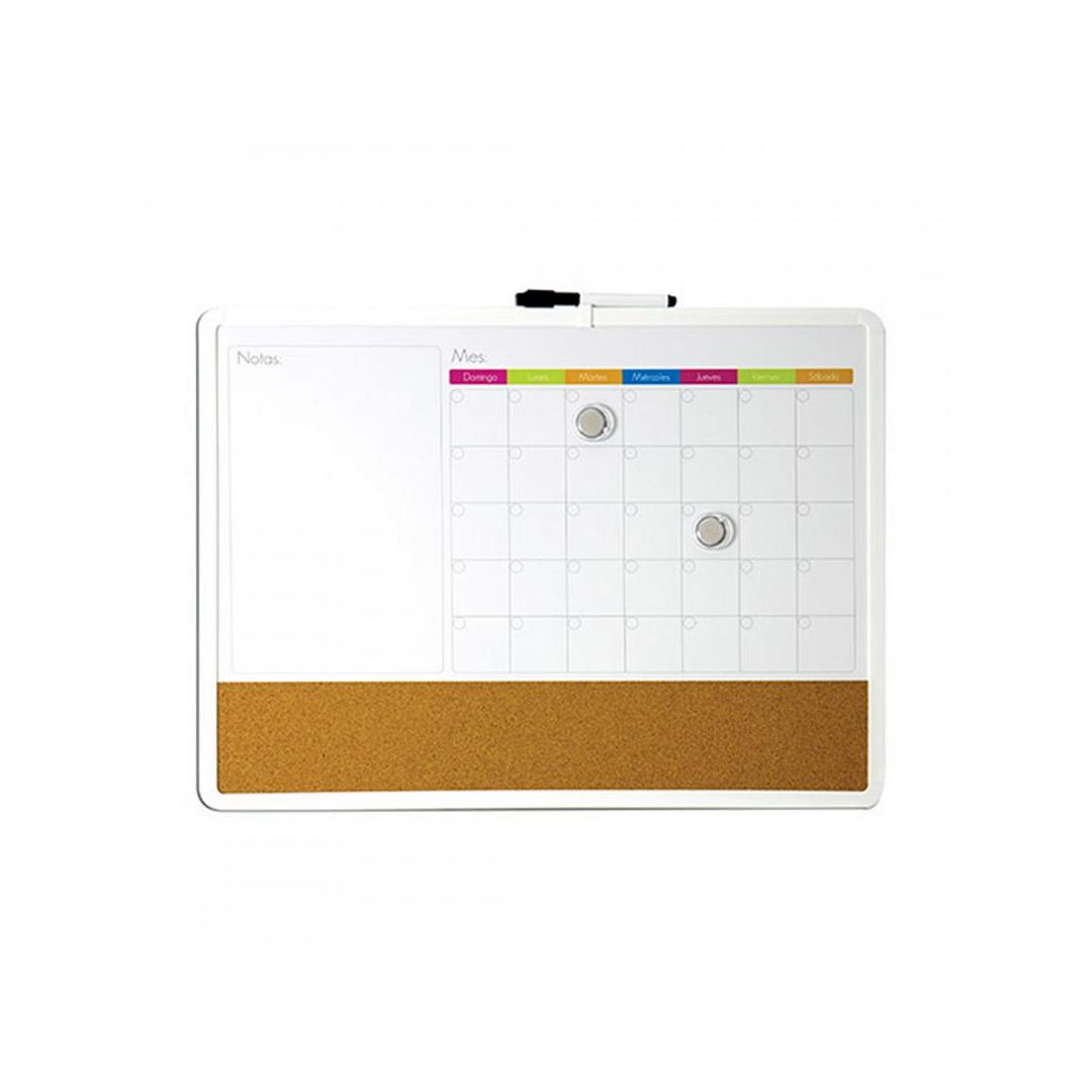 PIZARRA PLANNER OLAMI MAGNETICA DE 43 X 58 CM. CON CORCHO