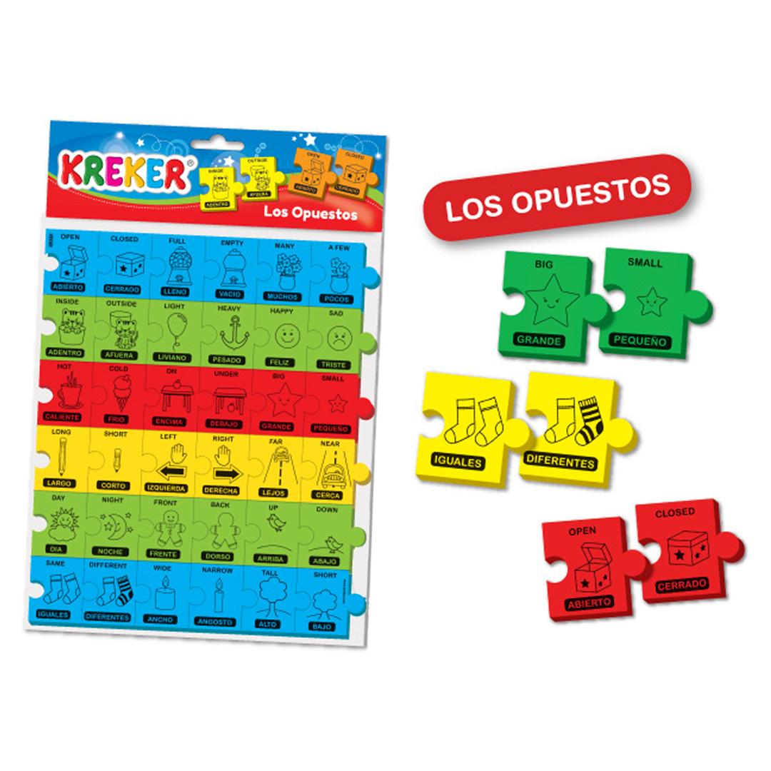 JUEGO KREKER LOS OPUESTOS DE GOMA EVA (302)