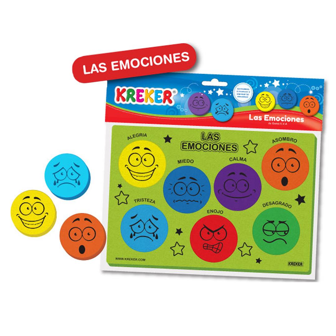 JUEGO KREKER LAS EMOCIONES DE GOMA EVA (310)