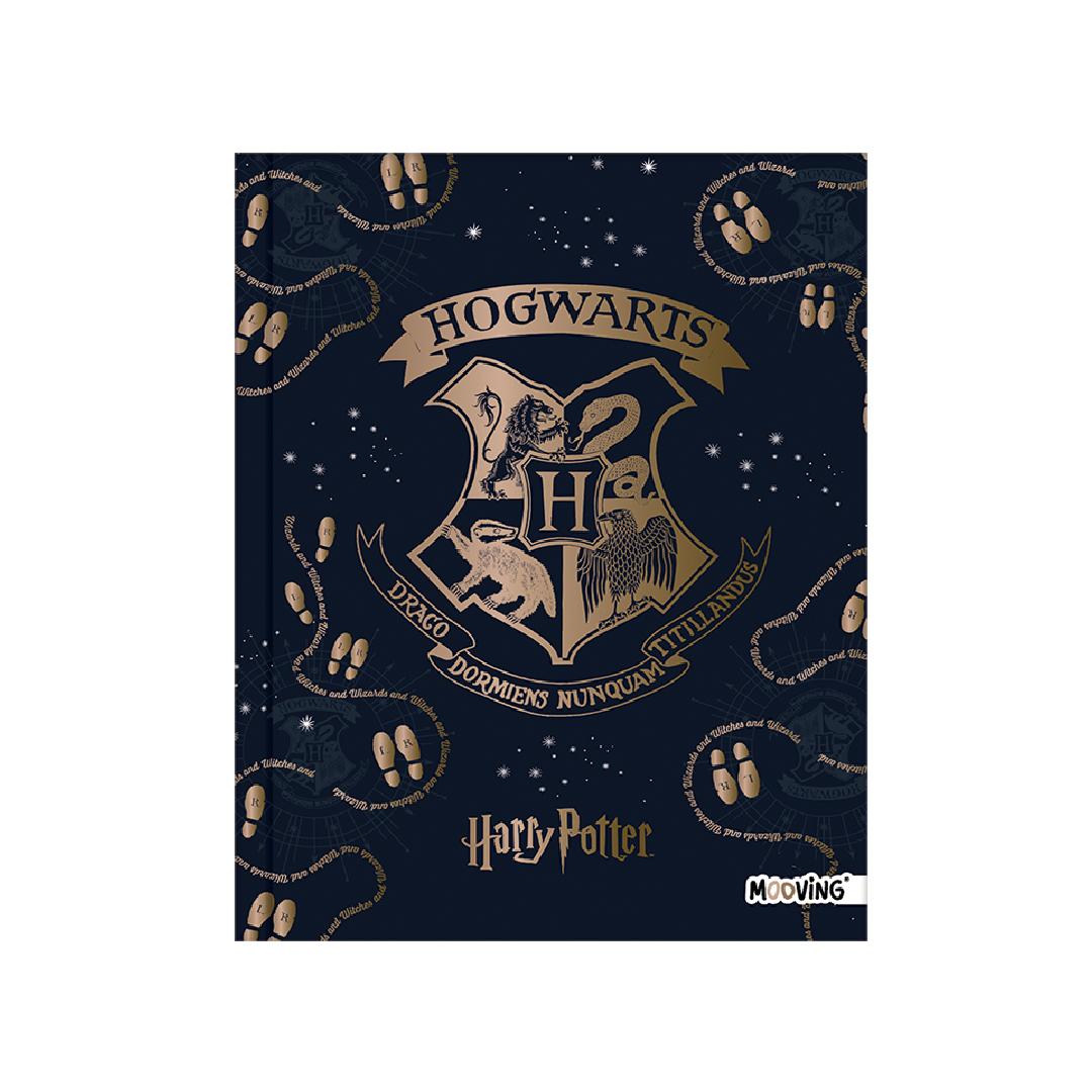 CUADERNO MOOVING T. DURA 19,5 X 24 X 48 HJS. RAYADO HARRY POTTER