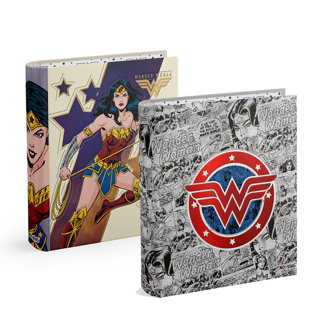 CARPETA MOOVING A4 2 X 40 MM. WONDER WOMAN