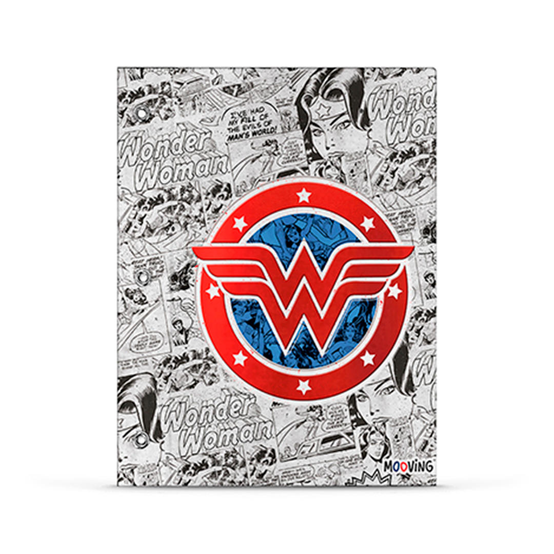 CARPETA MOOVING  Nº 3 CARTONE WONDER WOMAN