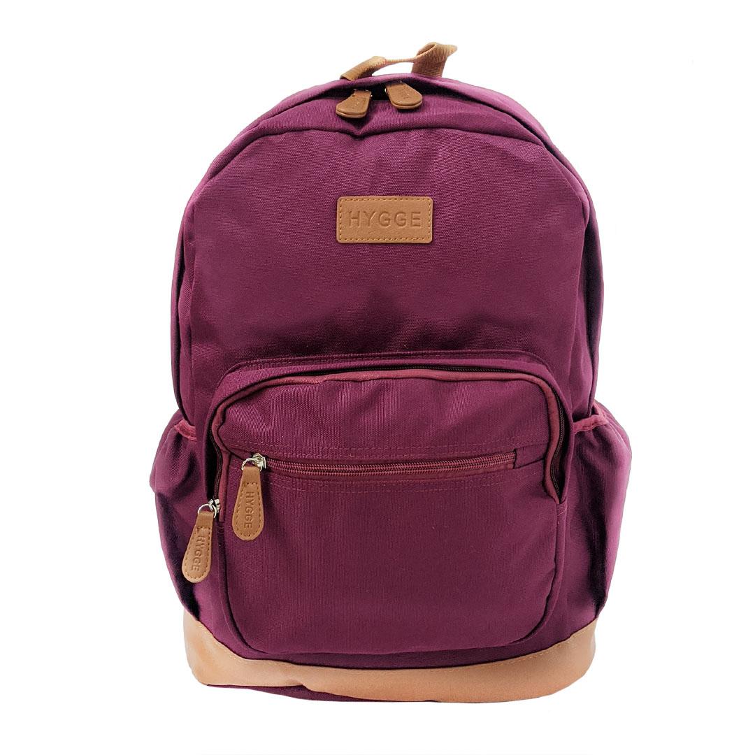 MOCHILA HYGGE C/PORTA NOTEBOOK DOBLE BOLSILLO 18