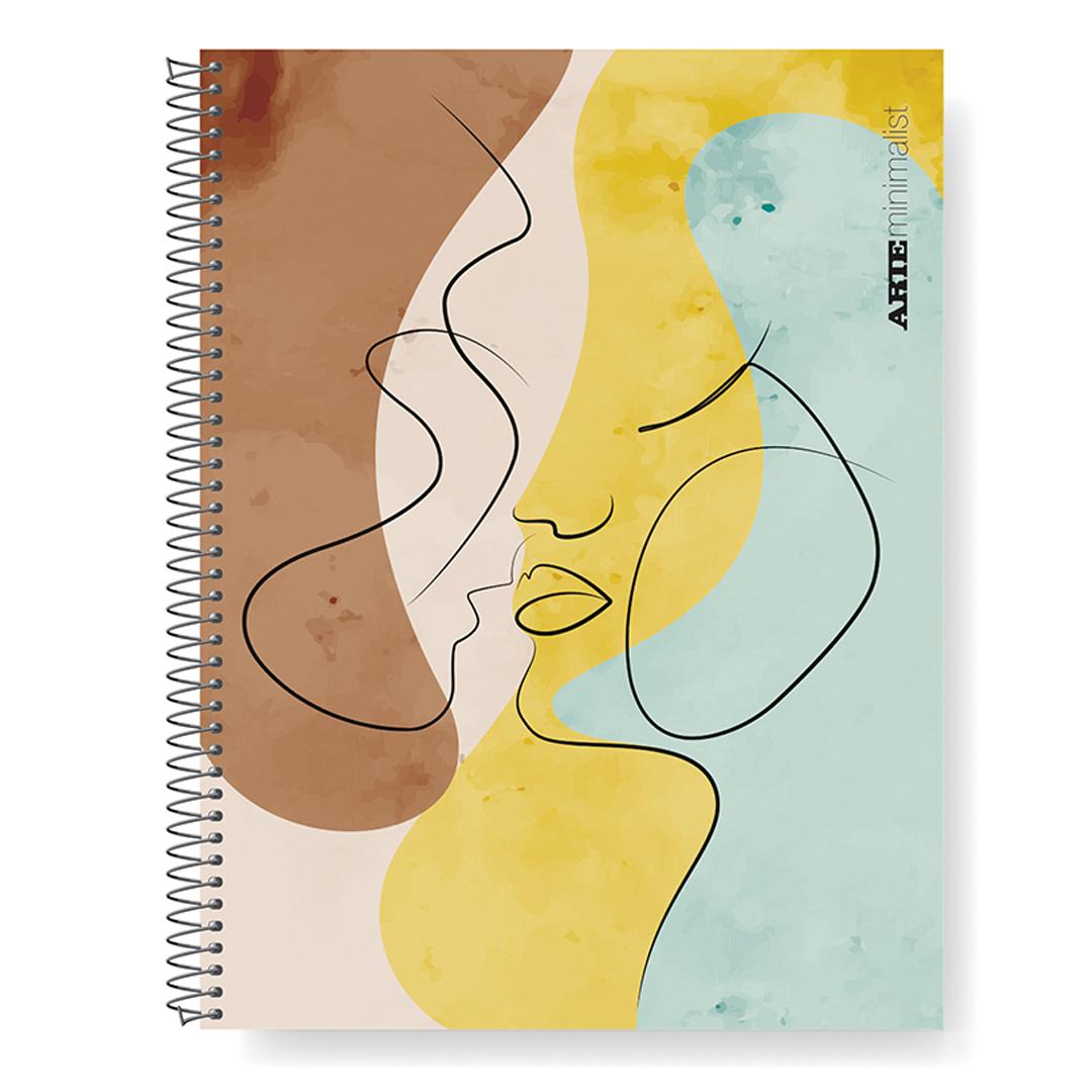 CUADERNO ARTE MINIMALISTA 29/7 X 80 HJS. RAYADO