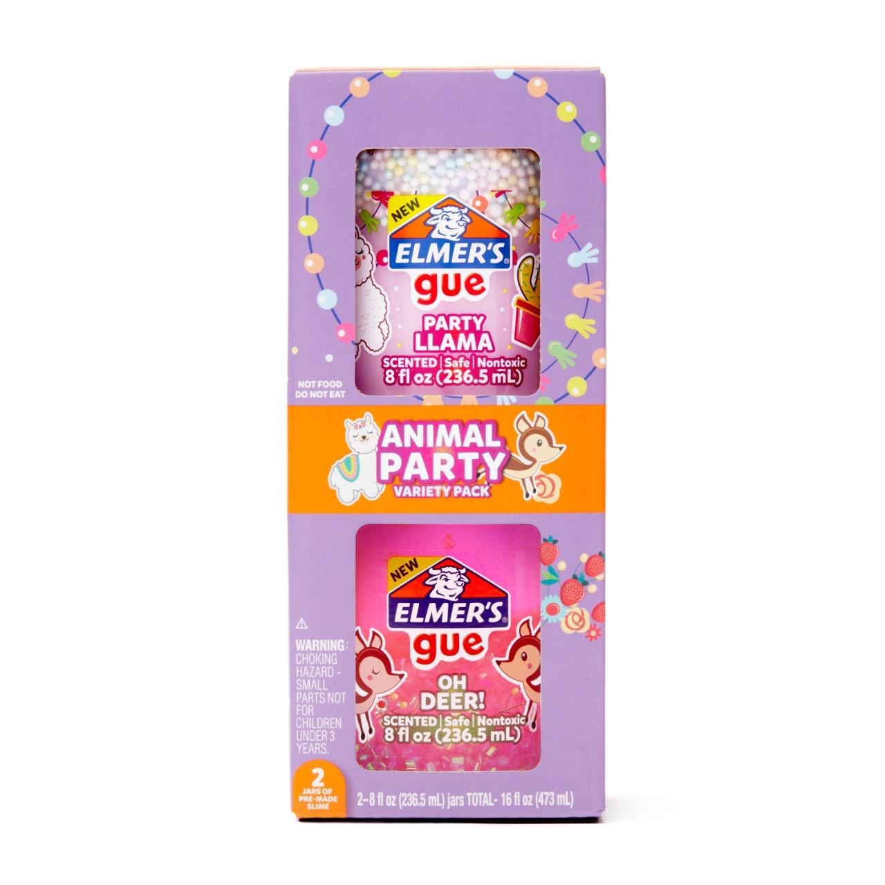 SLIME ELMERS GUE X 236 ML KIT ANIMAL PARTY X 2 PIEZAS (2137177)