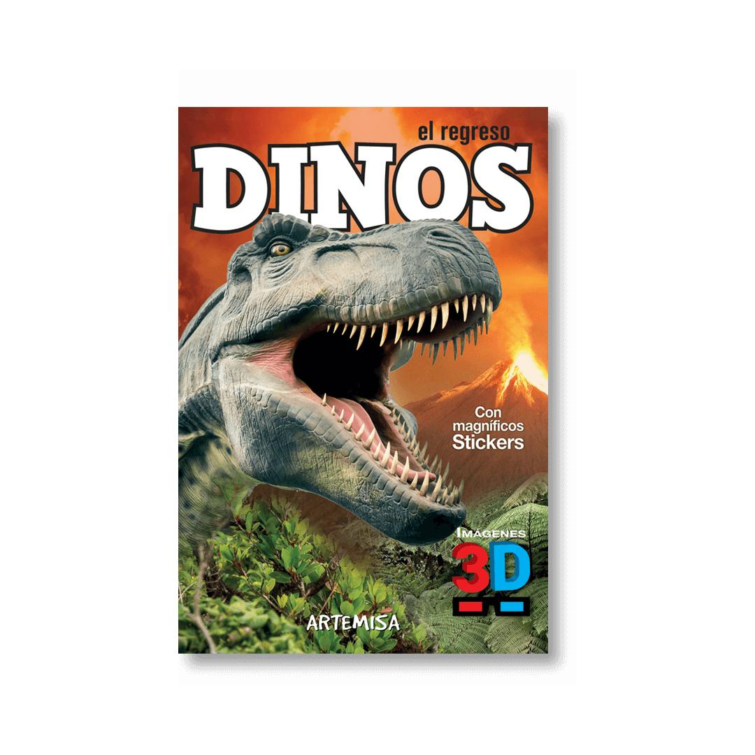 LIBRO INFANTIL ED. ARTEMISA DINOSAURIOS 3D C/STICKERS V/MODELOS