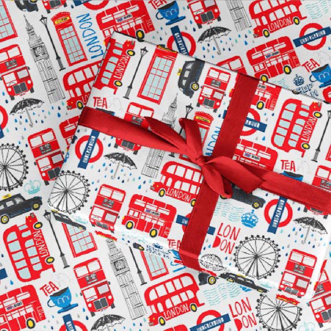 PAPEL DE REGALO CARPEL 70 X 100 CM (06009) LONDRES