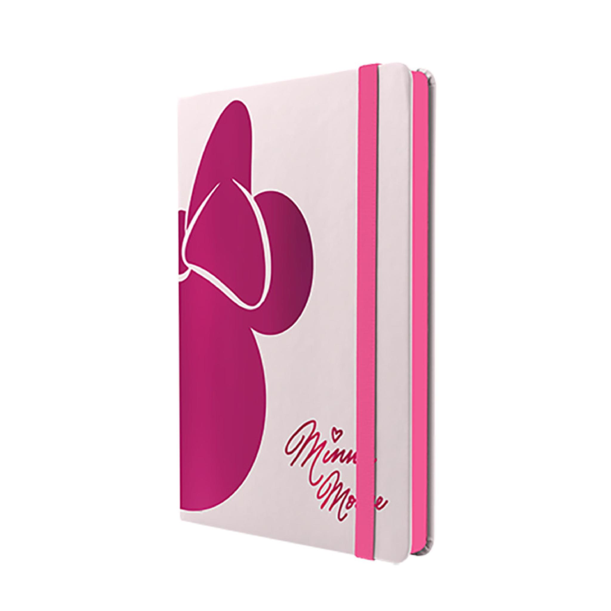 CUADERNO MOOVING NOTES MINNIE MOUSE A5  X 80 HJS RAYADO (1246131)