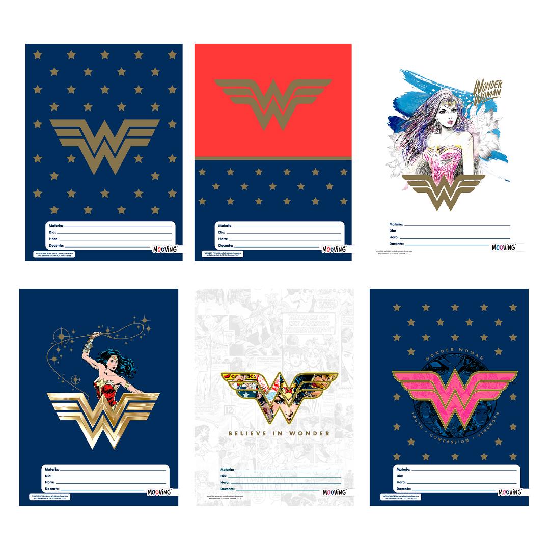 SEPARADOR P/MATERIAS MOOVING A4 WONDER WOMAN