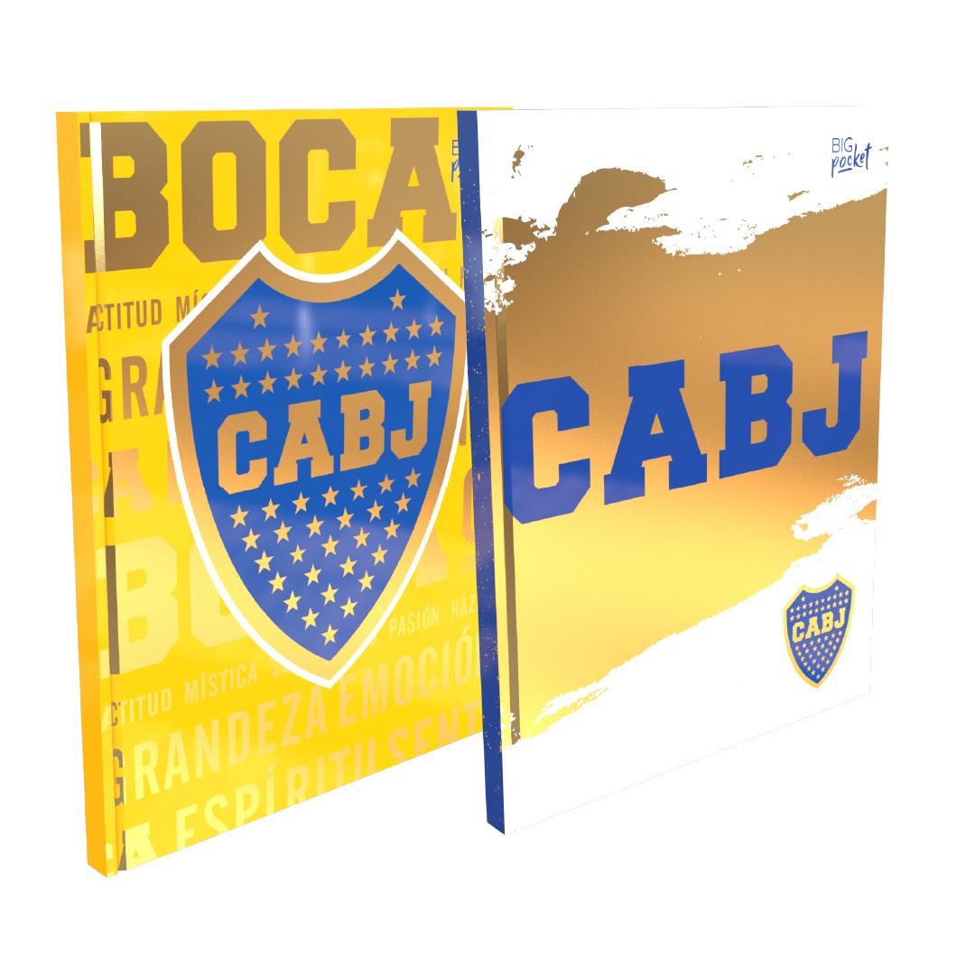 CUADERNO PPR T. DURA X 50 HJS. RAYADO BOCA JR.