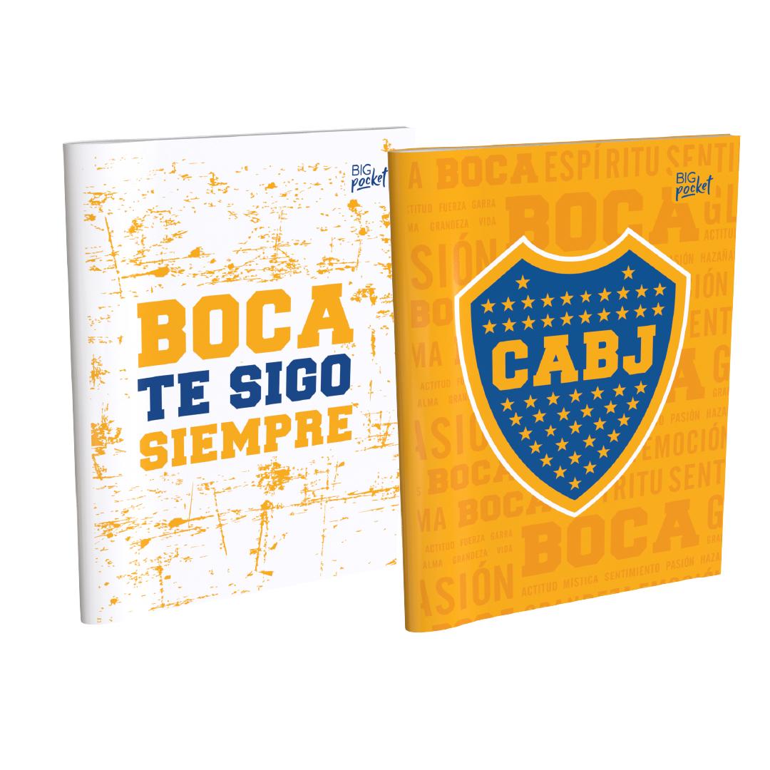 CUADERNO PPR T. FLEX X 48 HJS. RAYADO BOCA JR.