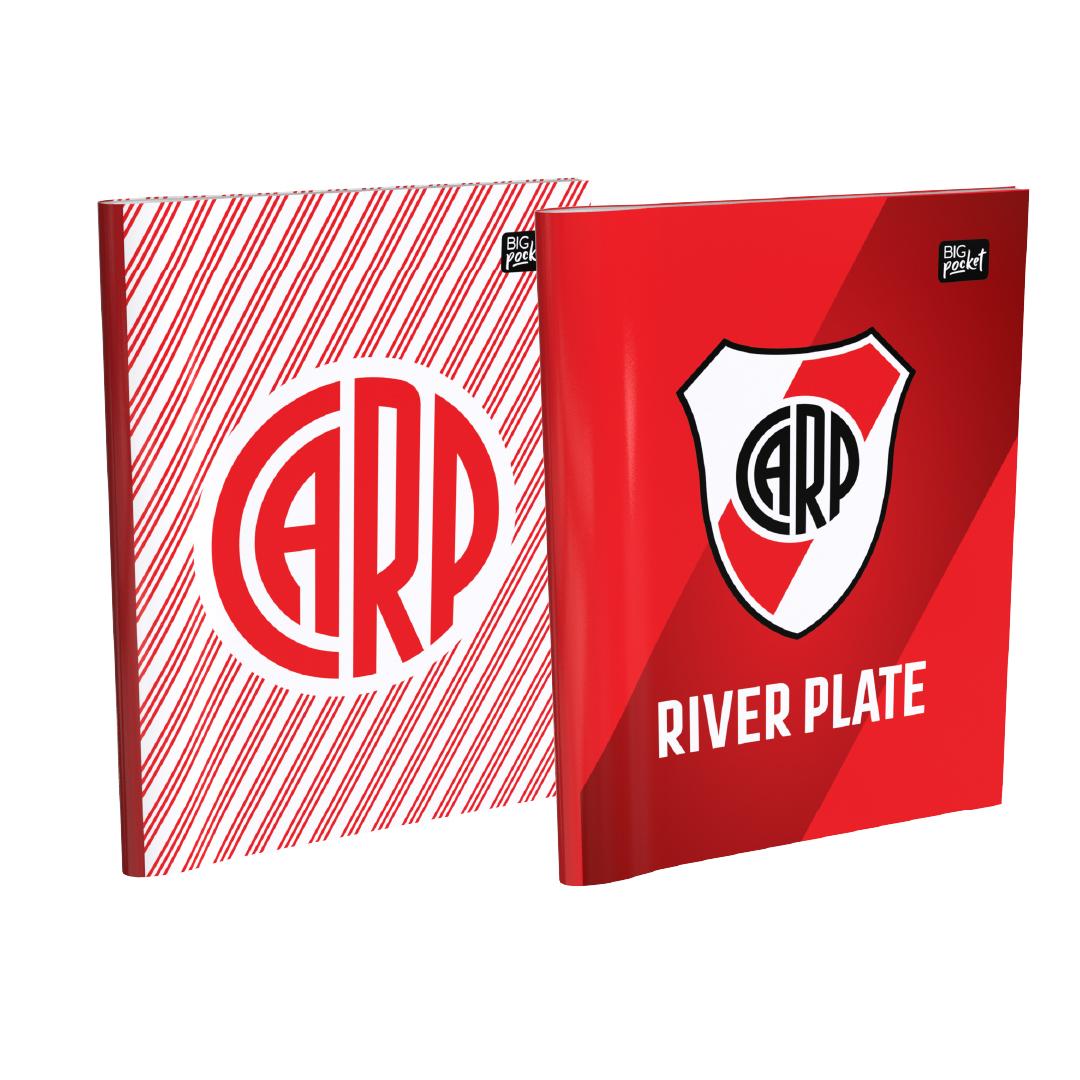 CUADERNO PPR T. FLEX X 48 HJS. RAYADO RIVER PLATE