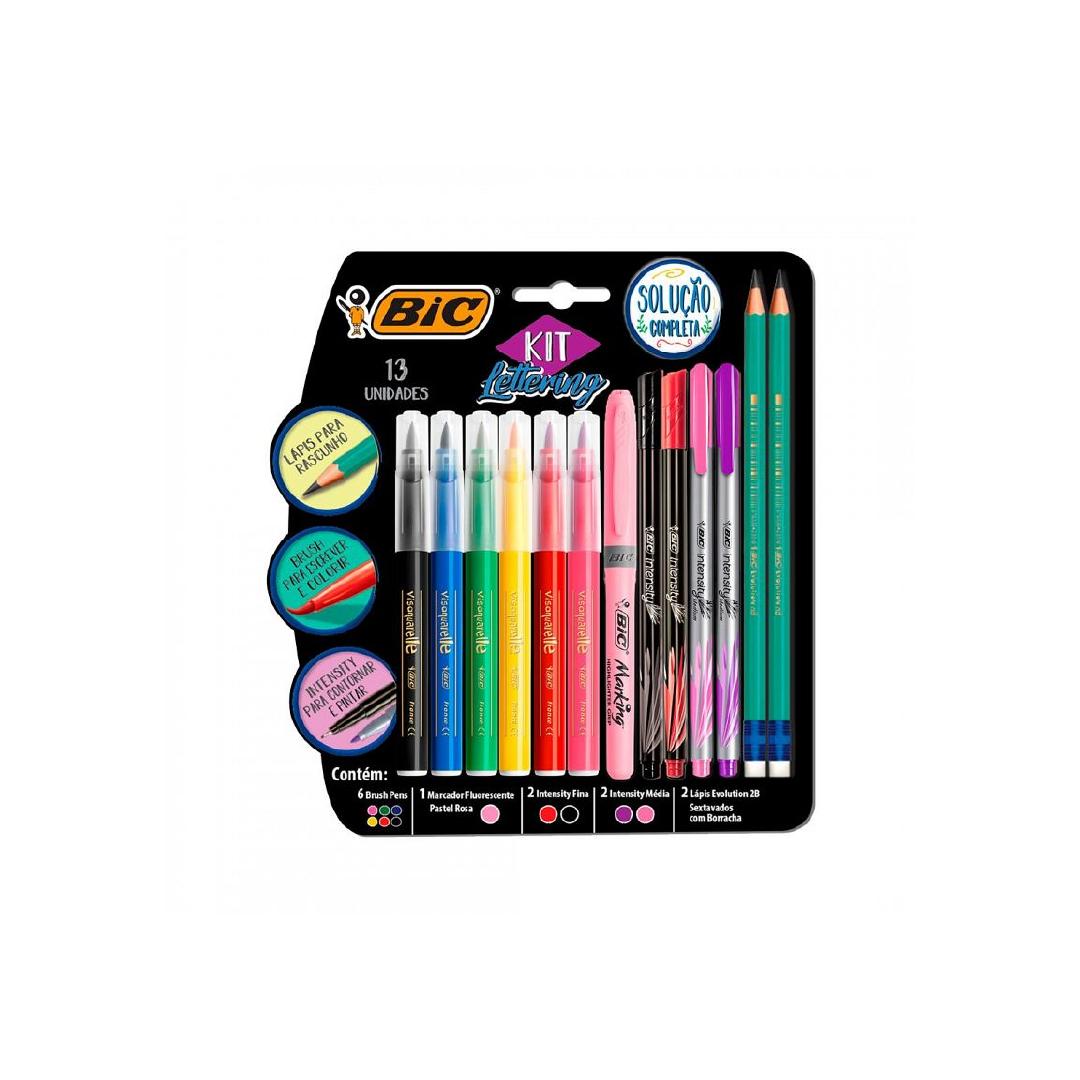 KIT BIC LETTERING INTENSITY  X 13 PIEZAS  (9710801)