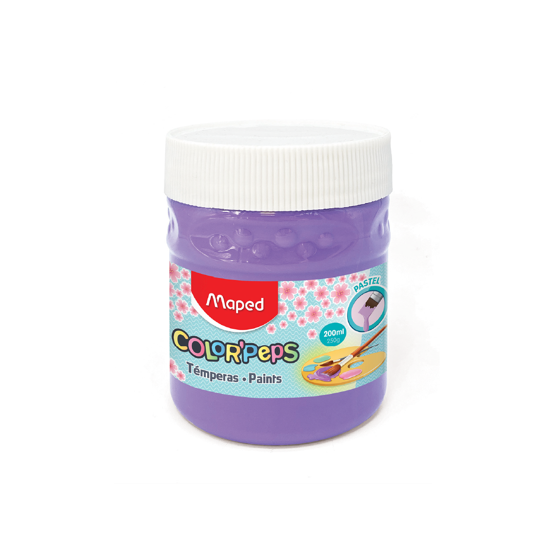 TEMPERA MAPED POTE X 250 CC. PASTEL V/COLORES