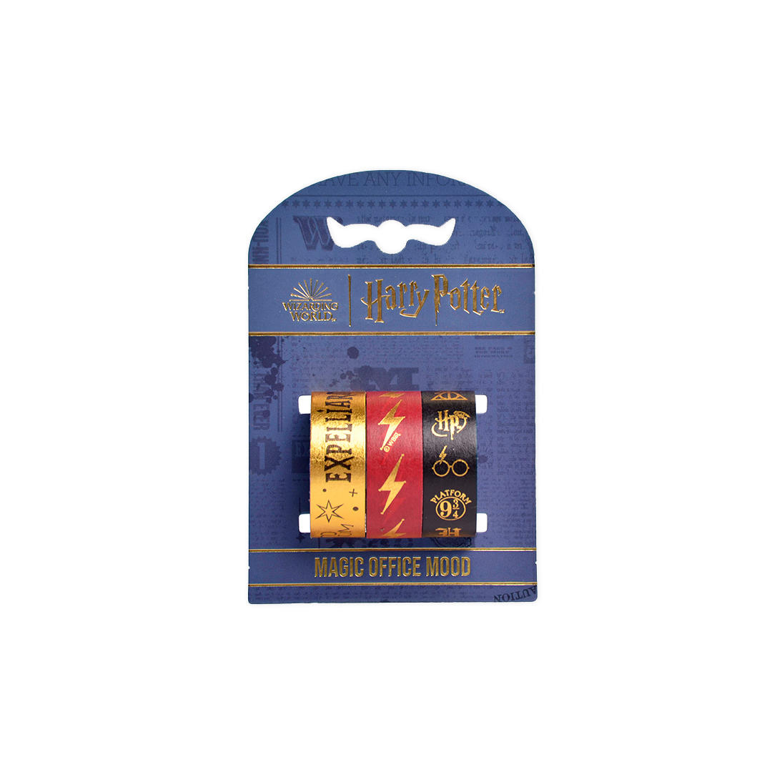 CINTA ADHESIVA MOOVING HARRY POTTER 15 MM 3 MTS. X 3 U. (2222110102)