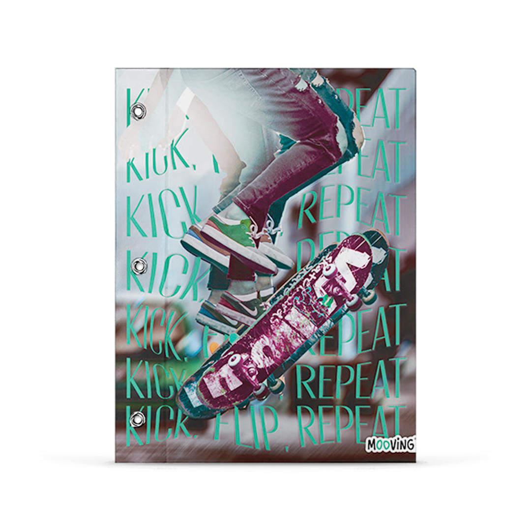 CARPETA MOOVING  Nº 3 CARTONE SKATE ON