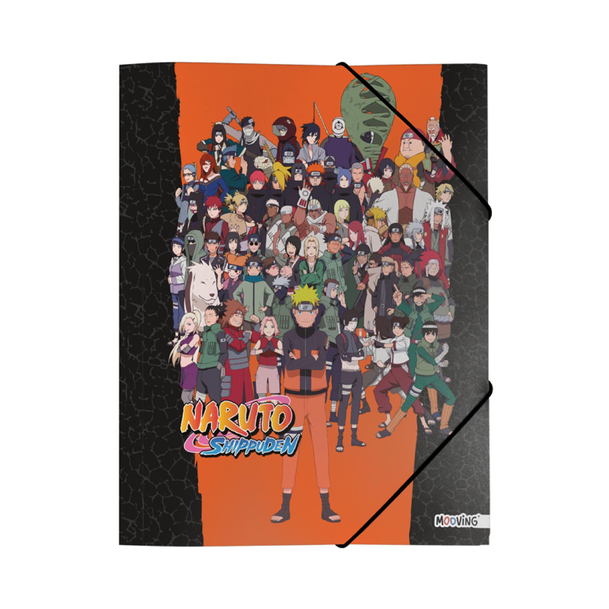 CARPETA MOOVING 3 SOLAPAS OFICIO NARUTO