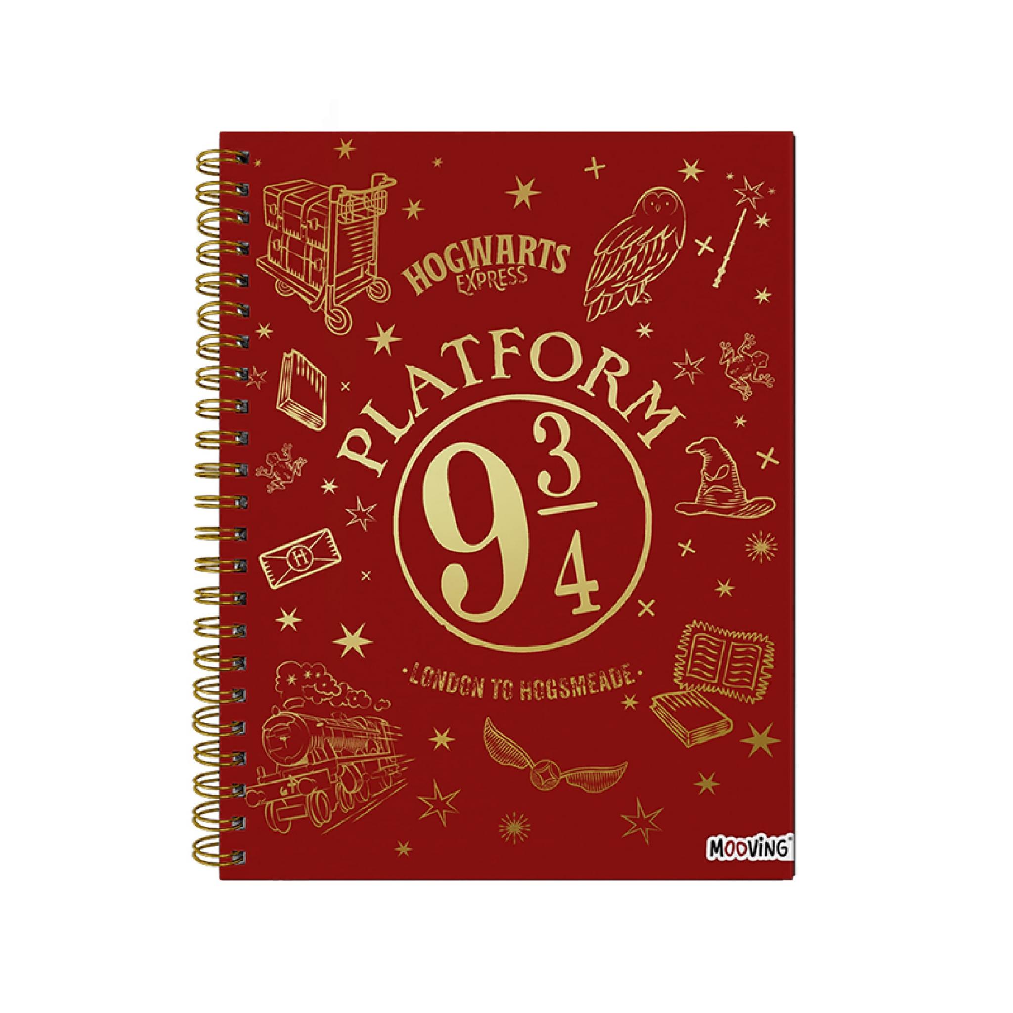 CUADERNO MOOVING 29/7 T. DURA X  96 HJS RAYADO HARRY POTTER